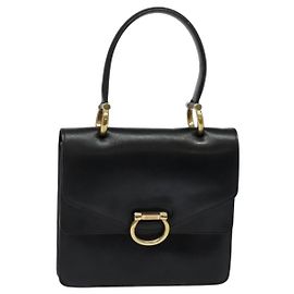 Céline Celine Gancini Leather