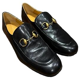 Mocassini Gucci Jordaan in pelle nera 37,5