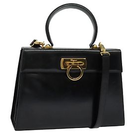 Bolso de mano convertible de cuero mini Gancini de Salvatore Ferragamo
