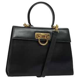 Borsa a mano convertibile Gancini in pelle media Salvatore Ferragamo