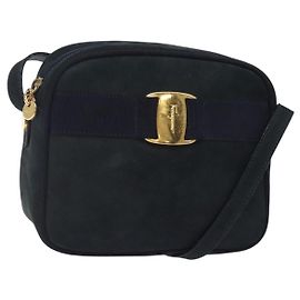 Borsa a Spalla Vala in Pelle Scamosciata Salvatore Ferragamo