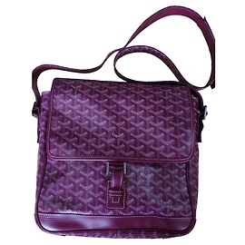 Borsa a Spalla Messenger Goyard Grand Bleu MM Rosso Bordeaux
