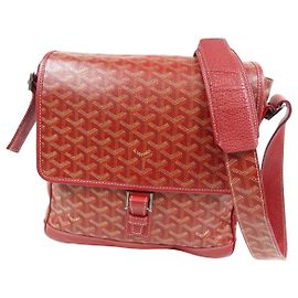 Bolso Mensajero Goyard Grand Bleu MM Rojo