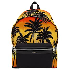 Zaino Hunting Palm Tree Sunset di Saint Laurent