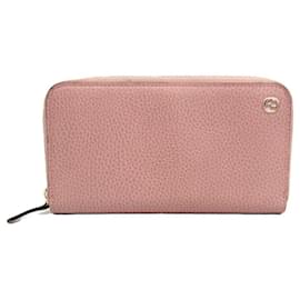 Portafoglio lungo in pelle Gucci Interlocking G 449347