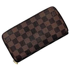 Billetera redonda Zippy Damier Ebene Louis Vuitton