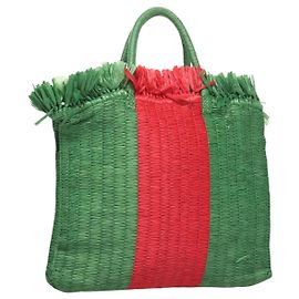 Gucci Cestino in rafia intrecciata