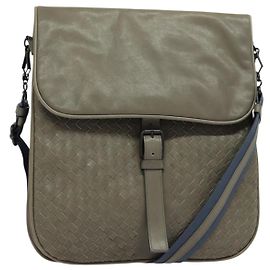 Borsa a spalla vintage Bottega Veneta in pelle Intrecciato
