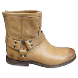 Frye Phillip Harness Stiefeletten Leder Camel