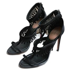 Nuove décolleté in pelle nera Alaïa taglia 40