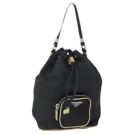 Borsa a secchiello con coulisse Prada Duet Tessuto Piccola