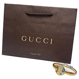 Vintage Gucci Horsebit Quarz Uhr goldfarben