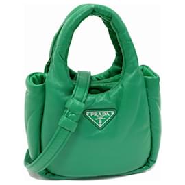 Borsa Triangle 2way in Nappa imbottita Prada in pelle Nappa