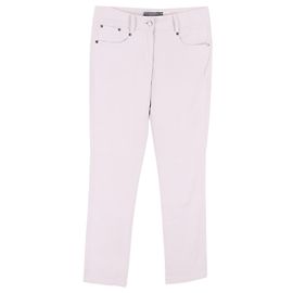 Hose aus hellrosa Baumwolle mit gesticktem Alexander Mcqueen-Logo