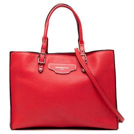 Borsa 2 in 2 in pelle di carta Balenciaga