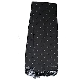 Sciarpa da smoking con teschio a pois Alexander McQueen - Alexander Mcqueen