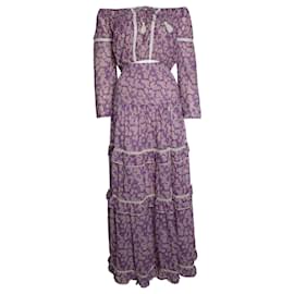 Sunday Saint Tropez, purple floral set - Autre Marque