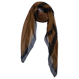 Hermès, foulard en soie Rocaille avec imprimé coquillage