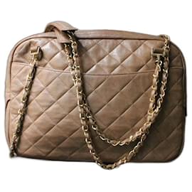 Borsa Chanel Modello Camera in Pelle Beige