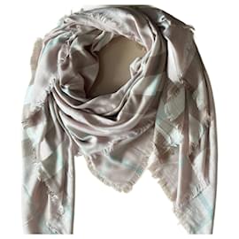 Sciarpa Burberry rosa in lana e cashmere