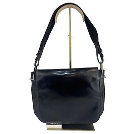 Borsa a spalla Gucci in pelle nera 303