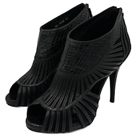 Dior Temptation Leather Stiletto Heels Black