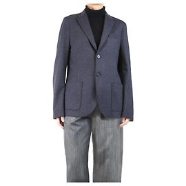 Harris Wharf London Giacca in lana grigio scuro - taglia UK 16