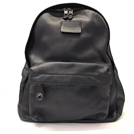 Coach Signature CE523 Men's Leather and PVC Backpack Brown Black Plastic ref.1472531 - Joli Closet Coach Signature CE523 Men's Leather and PVC Backpack Brown Black Plastic ref.1472531 - Joli Closet