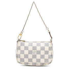 Mini Pochette Accessoires Damier Azur Blanco Louis Vuitton