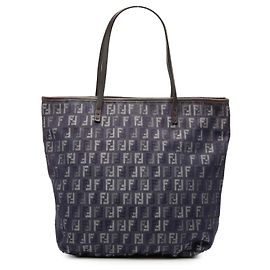 Fendi Blaue Zucchino Denim Tasche