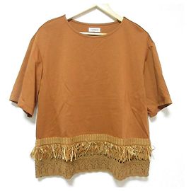 Autre Marque Camiseta con dobladillo de ganchillo con flecos COOHEM
