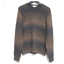 Autre Marque Alpaka-Strick mit Farbverlauf-Bordüre Settefili Cashmere
