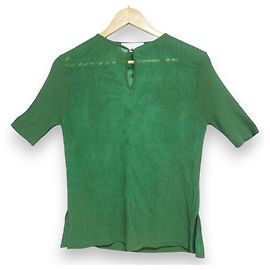 Autre Marque Mame Kurogouchi Opal Linen Blend Knit Top