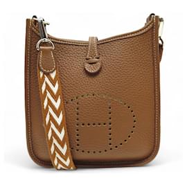 NEUE HERMES EVELYNE AMAZONE 16 TASCHEN CLEMENCE LEDER GOLD ZIG ZAG GURT - Hermès