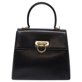 Borsa a mano convertibile in pelle Gancini mini di Salvatore Ferragamo