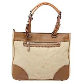 Prada Vintage Umhängetasche aus Canvas und Leder
