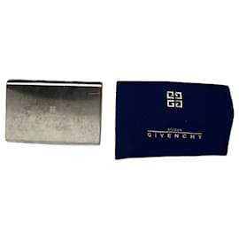 Vintage Givenchy Metal Card Holder / Cigarette Case Silver