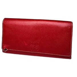 Cartera de cuero Loewe Madrid vintage roja