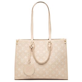 Borsa Onthego MM in Monogram Empreinte marrone di Louis Vuitton - Primavera in città