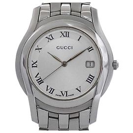 Relógio de pulso cronógrafo quartz masculino Gucci 5500M