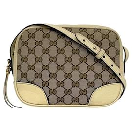 Borsa a Spalla Gucci Beige e Bianca