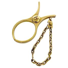 Gold Handschuhhalter von Hermès