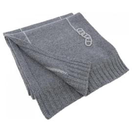 Stola in cashmere grigia Hermès