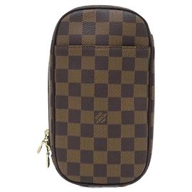 Bolsa de Ombro Louis Vuitton Damier Pochette Ganjou N48048