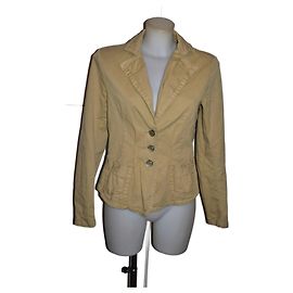 Giacca Sportmax in cotone elasticizzato beige