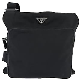 Borsa Messenger con Tasca Frontale Prada Tessuto Piccola