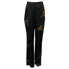 Autre Marque Pantalón Barrow Negro / Dorado Lafayette 148 New York
