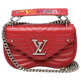 Borsa a spalla in pelle New Wave con catena Louis Vuitton