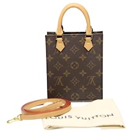 Louis Vuitton Monogram Petite Sac Plat Schultertasche