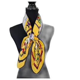 Gianni Versace foulard in seta con fantasia astratta